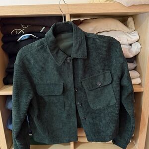 Dark Green Corduroy Jacket